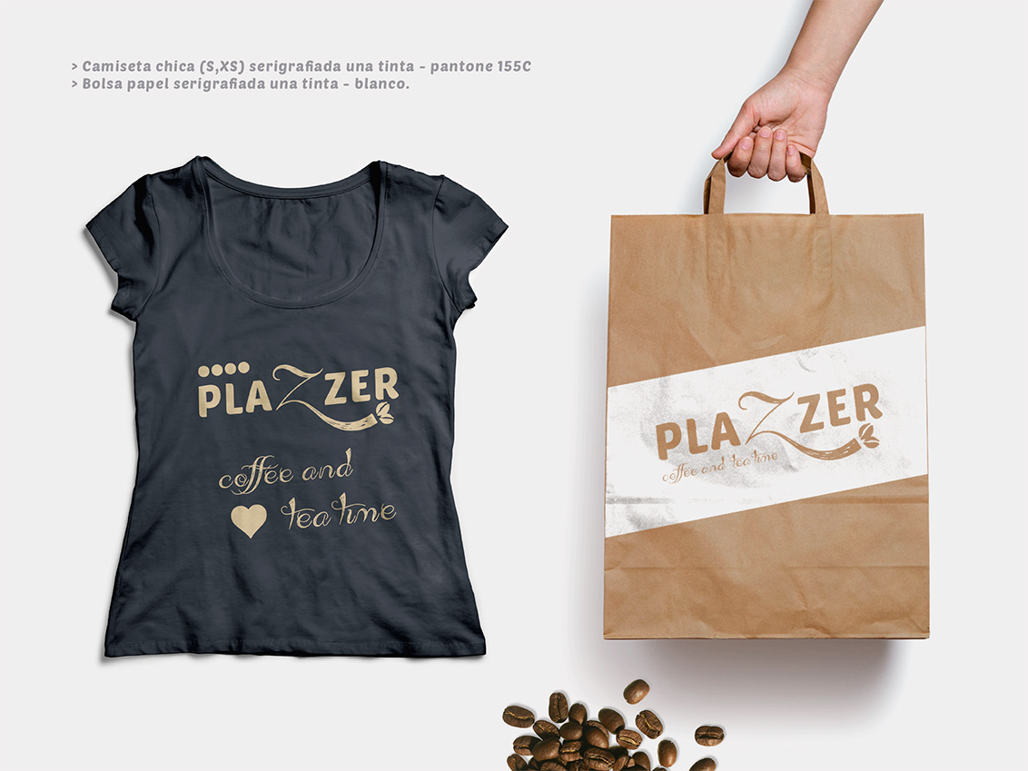 Regalos publicitarios, diseño gráfico, diseño merchandising, diseño de productos de Plazzer coffe and tea