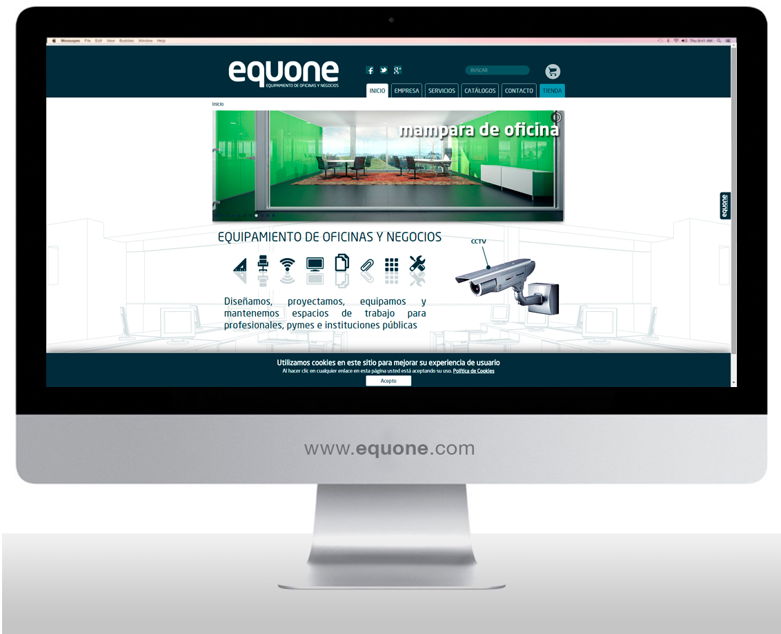 Diseño web Albacete, programación y posicionamiento página web Equone