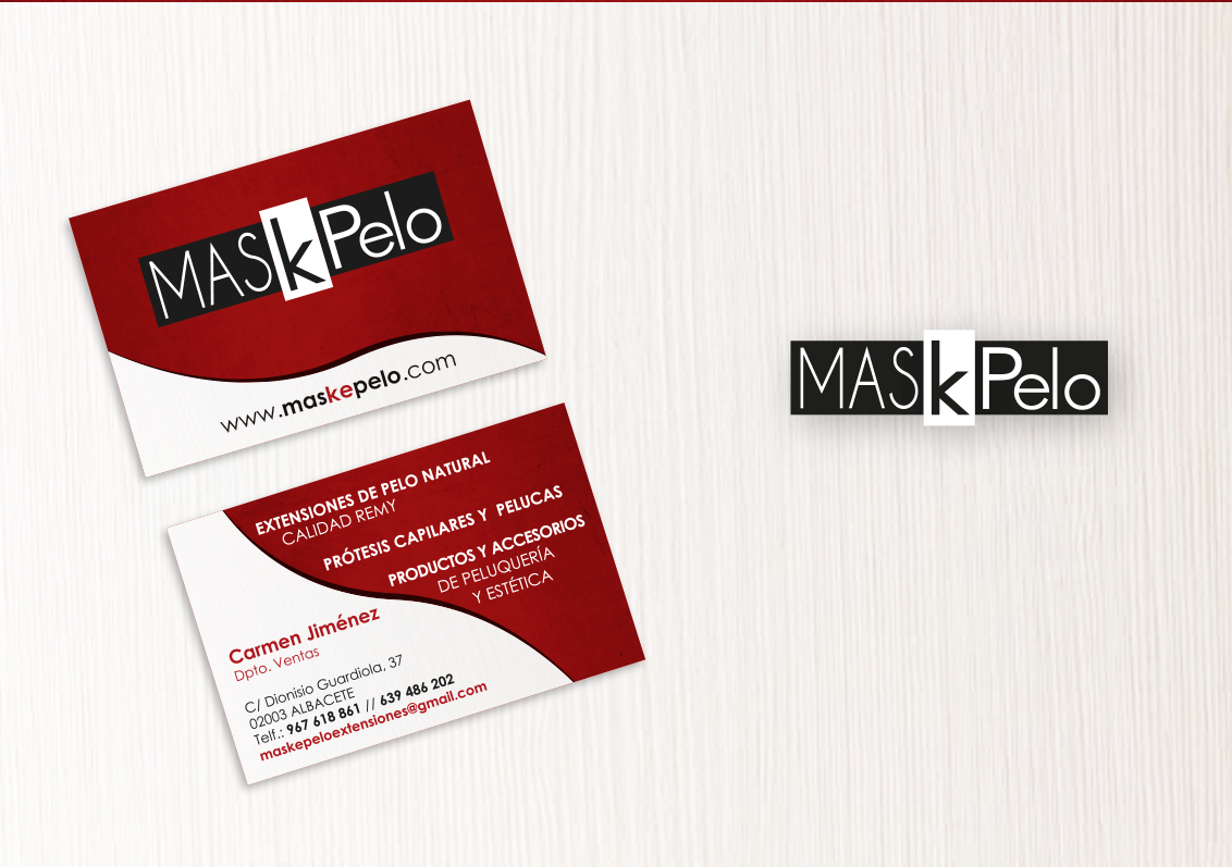 Diseño grafico Albacete, diseño tarjetas de visita Maskepelo